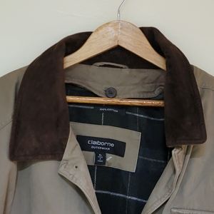 Claiborne Outwear Mens Casual Jacket vtg Wear Sz XL Outwear Oversized Coat